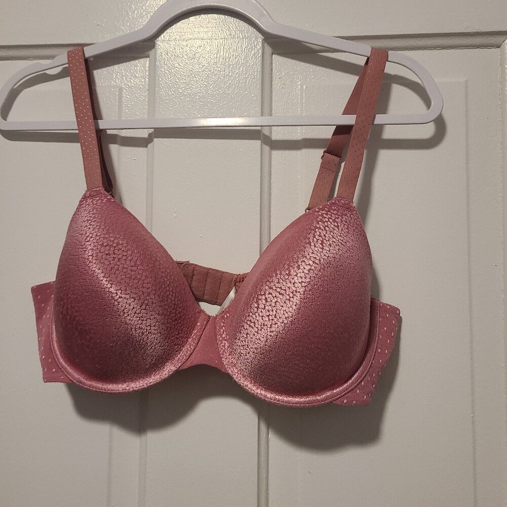 Wacoal 853303 Lined Underwire Back Smoothing Appeal T-shirt Bra 34D Pink